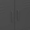vidaXL Armoire de rangement Anthracite 80x35x101,5 cm Acier