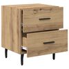 vidaXL Cabinet de chevet 2 pcs Ch&ecirc;ne artisanal 40 x 35 x 47,5 cm