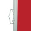 vidaXL Auvent lat&eacute;ral r&eacute;tractable 160 x 500 cm Rouge