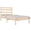 vidaXL Cadre de lit sans matelas bois massif 90x200 cm