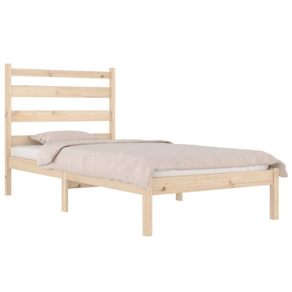 vidaXL Cadre de lit sans matelas bois massif 90x200 cm