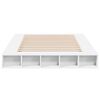 vidaXL Cadre de lit sans matelas blanc 160x200 cm