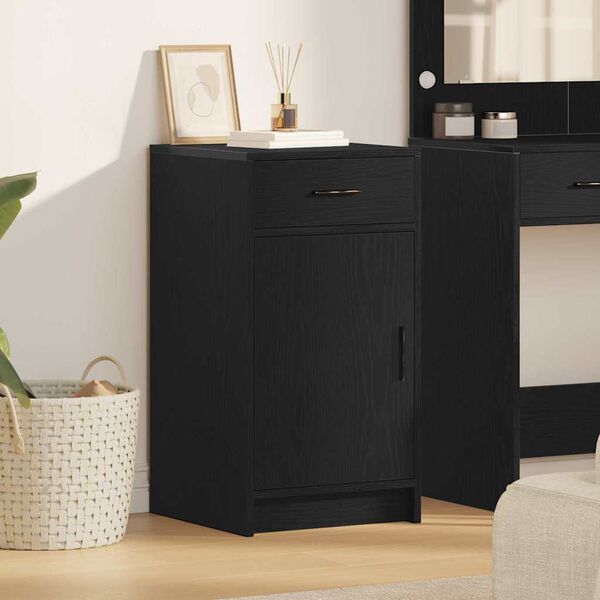 vidaXL Buffet Chêne noir 40 x 40.5 x 75 cm Bois d'ingénierie