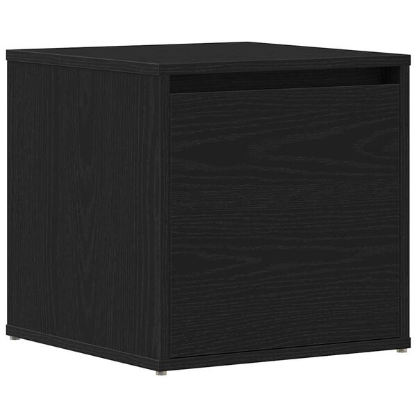 vidaXL Commode Chêne noir 40,5 x 40 x 40 cm Bois d'ingénierie