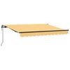vidaXL Auvent r&eacute;tractable Sable 2,5 x 2 m tissu