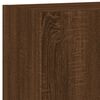 vidaXL Meuble TV mural ch&ecirc;ne marron 40,5x30x60 cm bois d'ing&eacute;nierie