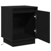vidaXL Cabinet de chevet 2 pcs Ch&ecirc;ne noir 39 x 34,5 x 50 cm