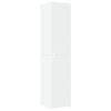 vidaXL Buffet haut blanc 40x42,5x185 cm bois d'ing&eacute;nierie