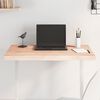 vidaXL Dessus de table bois massif non trait&eacute; bordure assortie