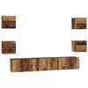 vidaXL Ensemble meuble TV 7 pcs Bois Ancien Bois d'ing&eacute;nierie