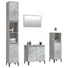vidaXL Ensemble de meubles de salle de bain 4 pcs gris b&eacute;ton