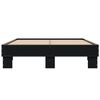 vidaXL Cadre de lit sans matelas noir 120x190 cm