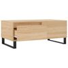 vidaXL Table basse Chêne sonoma 90x50x36,5 cm Bois d'ingénierie