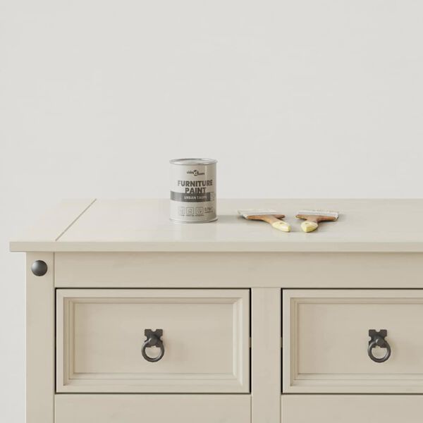 vidaXL Peinture pour meubles Marron 10 x 10 x 12 cm Impression murale