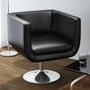 vidaXL Chaise de bar Noir Similicuir