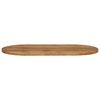 vidaXL Dessus de table 110x40x2,5 cm ovale bois massif de manguier