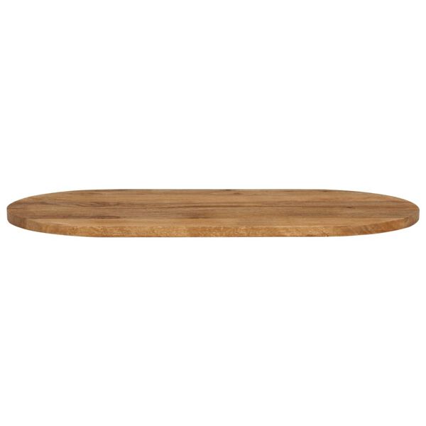 vidaXL Dessus de table 110x40x2,5 cm ovale bois massif de manguier