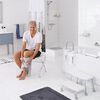 RIDDER Tabouret pliable de salle de bain 110 kg Blanc A0050301
