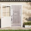 vidaXL Rideau de porte transparent 200 mmx1,6 mm 50 m PVC