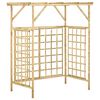 vidaXL Pergola de jardin pour poubelles doubles Bois de pin impr&eacute;gn&eacute;