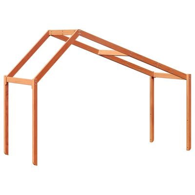 vidaXL Toit de lit pour enfants 203x80,5x142 cm bois de pin massif