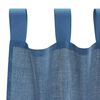 vidaXL Rideaux en voile avec boucles 2 pcs bleu royal 140x245 cm