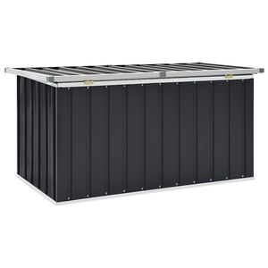 vidaXL Bo&icirc;te de rangement de jardin Anthracite 129x67x65 cm