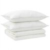 vidaXL Ensemble de couette et d'oreiller 3 pc 220x260 cm &Eacute;t&eacute; 200 GSM