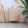 vidaXL Porte d'armoire &agrave; persiennes 69x49,4 cm bois de pin massif