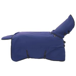 vidaXL Couverture &Eacute;quine Bleu marine complet 75 cm Polyester
