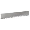 vidaXL Bordure de Pelouse 20 pc 102 x 15 x 4 cm Acier Argent&eacute;