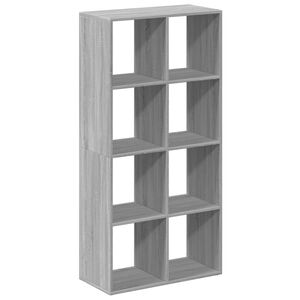 vidaXL &Eacute;tag&egrave;re s&eacute;paratrice de pi&egrave;ce sonoma gris 69,5x29x137,5 cm