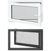vidaXL Fen&ecirc;tre de sous-sol RISOR 100 x 60 cm PVC et verre Anthracite