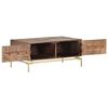 vidaXL Table basse 90x50x40 cm Bois de manguier massif