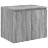 vidaXL Cabinet de Salle de Bain Mural Sonoma gris 62,5 x 44,5 x 50 cm