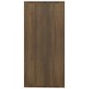 vidaXL Buffet Chêne marron 88x30x65 cm Bois d'ingénierie