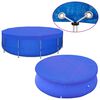 vidaXL Couvertures de piscine 2 pcs PE Ronde 540 cm 90 g/m²