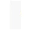 vidaXL Armoires murales 2 pcs blanc bois d'ingénierie