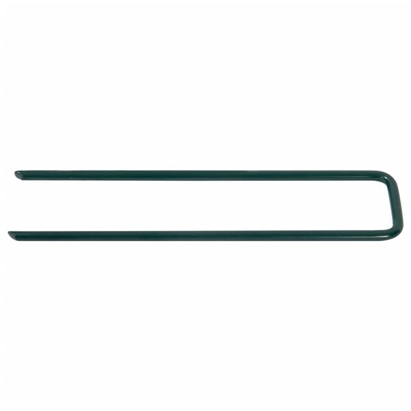 vidaXL Clous pour gazon artificiel 50 pcs Forme de U Fer