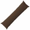 vidaXL Housse de coussin HEERLEN Marron 40 x 145 cm Tissu