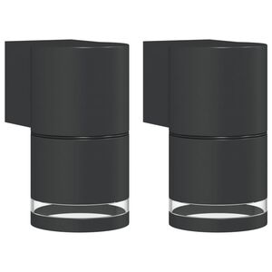 vidaXL Appliques murales ext&eacute;rieur 2 pcs aluminium moul&eacute; sous pression