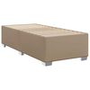 vidaXL Sommier &agrave; lattes de lit avec matelas Cappuccino 90x200 cm