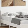 vidaXL T&ecirc;te de lit blanc 140 cm bois massif de pin
