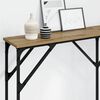 vidaXL Table console ch&ecirc;ne artisanal 140 x 23 x 75 cm