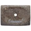 vidaXL Lavabo Gris 50x35x10 cm Marbre