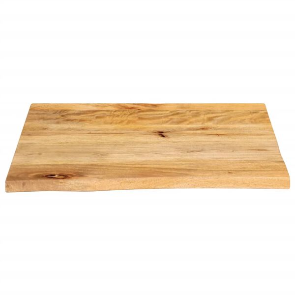 vidaXL Dessus de table &agrave; bord vivant 60x60x2,5 cm bois massif manguier