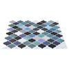 vidaXL Carreau Lanterne 10 pcs Bleu Vert 27 x 27 cm