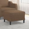 vidaXL Repose-pied Marron 60x50x41 cm Tissu