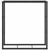 vidaXL Portant de bois de chauffage noir 110x30x116 cm acier
