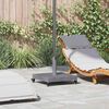 vidaXL Pied de parasol Aspect Bois Gris Fonc&eacute; 45 x 45 x 31,5 cm
